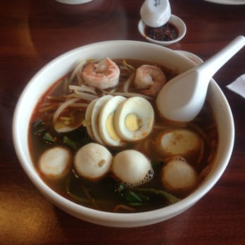 Satay House - #22 spicy shrimp noodle soup - Thai Near Me - Madison Heights, Michigan Satay House - #22 spicy shrimp noodle soup - Thai Near Me - Madison Heights, Michigan