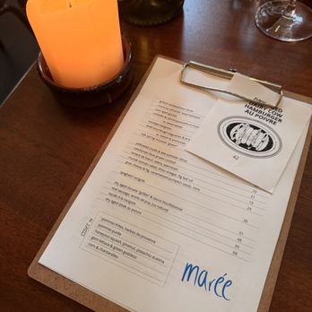 Marée - Menu - French Near Me - Los Angeles, California Marée - Menu - French Near Me - Los Angeles, California