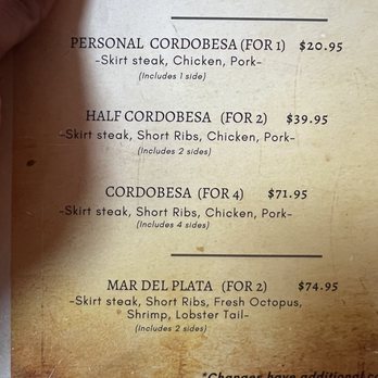 Rincon Argentino - Menu - Argentine Near Me - Ponce, Puerto Rico