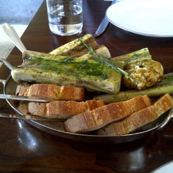 Blue Duck Tavern - the delicious bone marrow appetizer. spread this baby on the garlic toast and you will be amazed. - New American Near Me - Washington, DC, District of Columbia Blue Duck Tavern - the delicious bone marrow appetizer. spread this baby on the garlic toast and you will be amazed. - New American Near Me - Washington, DC, District of Columbia