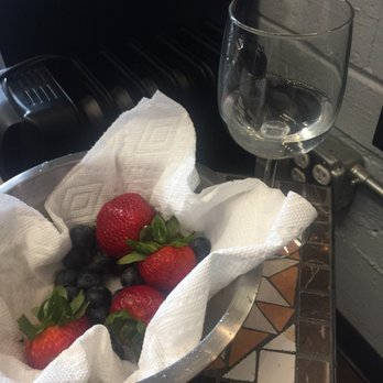 Hype Salon - I was treated to fresh berries by Emmily while waiting for my hair to dry - Hair Salons Near Me - Folsom, California