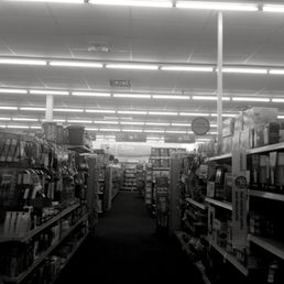aisle in black and white aisle in black and white