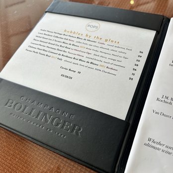 Pops for Champagne - Champagne Menu - Wine Bars Near Me - Chicago, Illinois