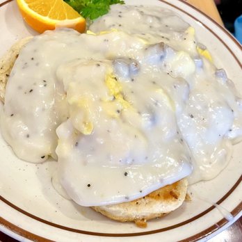 Skillets Diner - Biscuits with scrambled eggs & gravy - Coffee & Tea Near Me - Bakersfield, California Skillets Diner - Biscuits with scrambled eggs & gravy - Coffee & Tea Near Me - Bakersfield, California