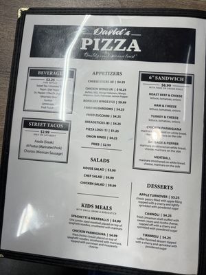 Menu photo 6 David's Pizza Ashford, AL