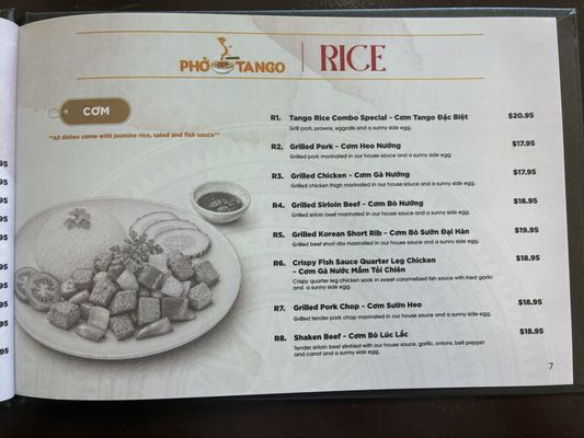 Menu photo 4 Pho Tango Auburn, WA