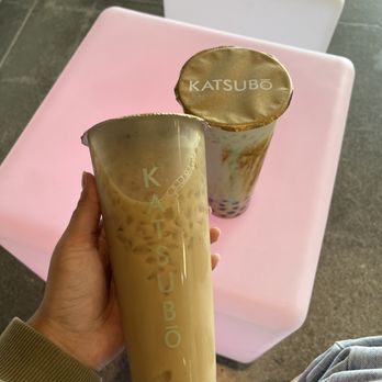 Katsubo Tea - Dark Roast Oolong & Katsub Sugar! - Bubble Tea Near Me - Fullerton, California