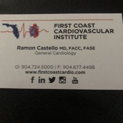 First Coast Cardiovascular Institute - Homophobic people stay away and he was big mad about my husband getting better and not dying! Make it make sense