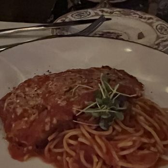Sicily Osteria - Chicken Parmigiana and spaghetti... great tomato sauce - Sicilian Near Me - New York, New York Sicily Osteria - Chicken Parmigiana and spaghetti... great tomato sauce - Sicilian Near Me - New York, New York