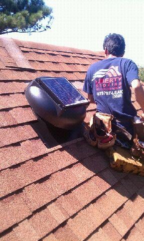 Slide of Liberty Roofing