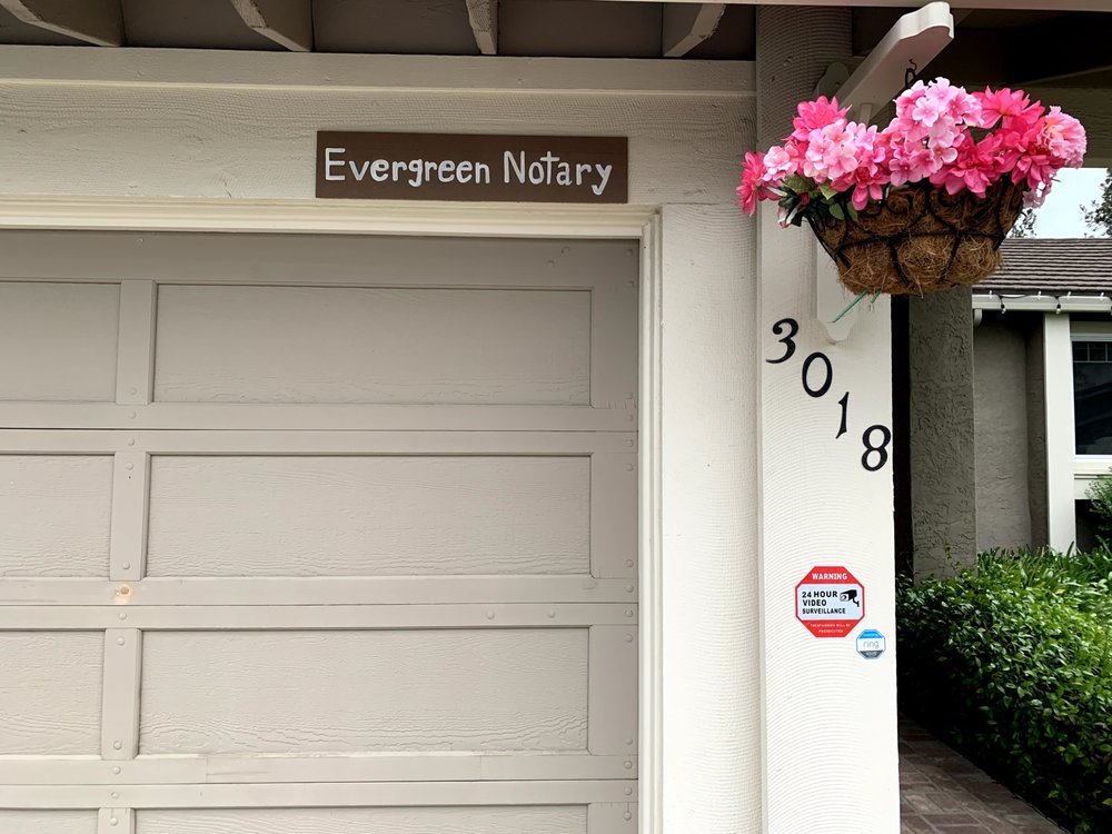 EVERGREEN NOTARY Updated September 2024 3018 Brook Estates Ct, San
