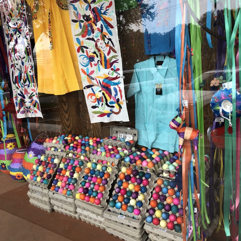 Fiesta At North Star - Gearing up for the city-wide Fiesta in April Cascarones in the front window - Home Decor Near Me - San Antonio, Texas Fiesta At North Star - Gearing up for the city-wide Fiesta in April Cascarones in the front window - Home Decor Near Me - San Antonio, Texas