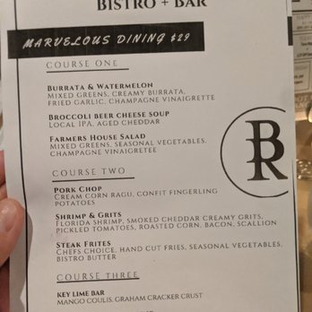 Root & Branch Bistro + Bar - Marvelous Dining Menu - New American Near Me - Clermont, Florida