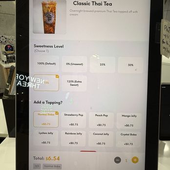 Komma Tea - Ordering kiosk - Coffee & Tea Near Me - Woodbridge, Virginia