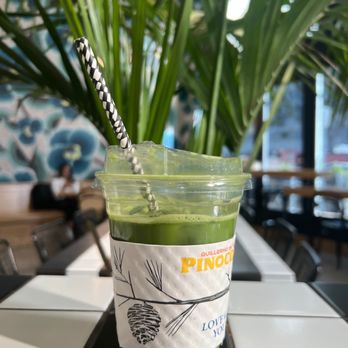 Alfred Coffee - Unsweetened iced matcha latte with oat milk - Coffee & Tea Near Me - Los Angeles, California