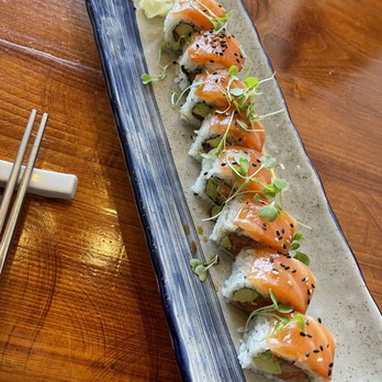 Sen Sushi - Truffle Salmon Roll - Sushi Bars Near Me - Rosemead, California Sen Sushi - Truffle Salmon Roll - Sushi Bars Near Me - Rosemead, California