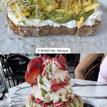 MIAM Cafe - STRAWBERRY MATCHA PANCAKES & MIAM TOAST - Sandwiches Near Me - Miami, Florida