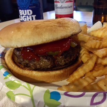 Bud's Cafe - a burger and french fries - American Near Me - Marshall, Missouri