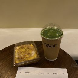 Honey Matcha Latte