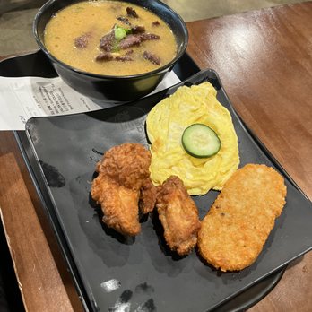 Chan Kee - D1+E2. Chicken wings and hash browns. Satay beef instant noodles. - Breakfast & Brunch Near Me - Diamond Bar, California Chan Kee - D1+E2. Chicken wings and hash browns. Satay beef instant noodles. - Breakfast & Brunch Near Me - Diamond Bar, California