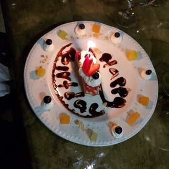 La Bastille - A Birthday treat they prepared. It tastes great! - French Near Me - Cancún, AGU