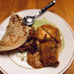 Chauhan's Indian Express Take out & Catering - Paneer Pakora and Fish Curry