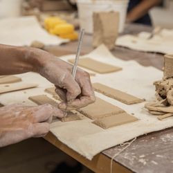 Doclay Nyc - Getting hands-on in our hand-building class!