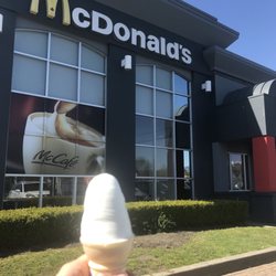 McDonald's - Huge portion of my vanilla ice cream.