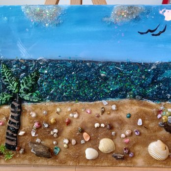 Southern Grace Creations - My completed first resin painting, not too bad. I'm gonna do some more in the future. - Art Classes Near Me - Fairhope, Alabama Southern Grace Creations - My completed first resin painting, not too bad. I'm gonna do some more in the future. - Art Classes Near Me - Fairhope, Alabama