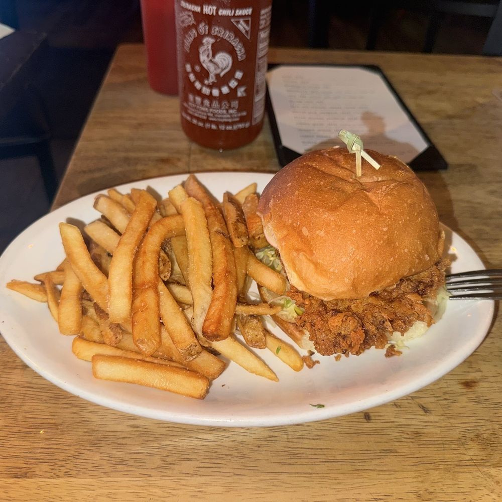 Skytown - Chicken sandwich. Crispy, well seasoned and delicious. - New American Near Me - Brooklyn, New York Skytown - Chicken sandwich. Crispy, well seasoned and delicious. - New American Near Me - Brooklyn, New York