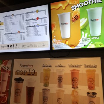 Sharetea - Menu board~ (October 2021) - Bubble Tea Near Me - Vancouver, British Columbia Sharetea - Menu board~ (October 2021) - Bubble Tea Near Me - Vancouver, British Columbia