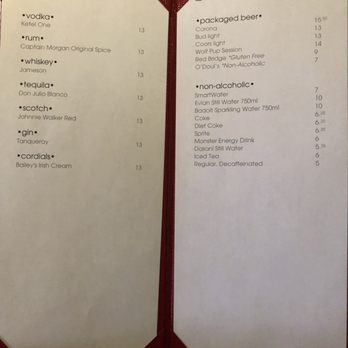 Diamond Club - Menu - Stadiums & Arenas Near Me - Anaheim, California