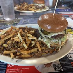 Ole Sawmill Grill 2.0 - Cheeseburger and hand cut fries