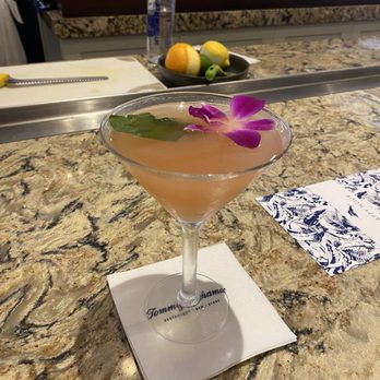 Tommy Bahama - Great basil grapefruit martini - Seafood Near Me - Kihei, Hawaii