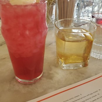 Saffy's - Cherry limeade with tequila and an Old Fashioned. Cheers! - Middle Eastern Near Me - Los Angeles, California Saffy's - Cherry limeade with tequila and an Old Fashioned. Cheers! - Middle Eastern Near Me - Los Angeles, California