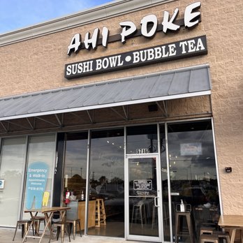 Ahi Poke - the front entrance of a restaurant - Poke Near Me - Pasadena, Texas