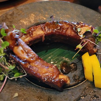 EBESU Robata & Sushi - Ribs (half eaten) - get - Sushi Bars Near Me - Plano, Texas