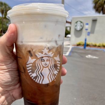 Starbucks - Trenta Salted Caramel Cold Brew - Coffee & Tea Near Me - Orlando, Florida Starbucks - Trenta Salted Caramel Cold Brew - Coffee & Tea Near Me - Orlando, Florida