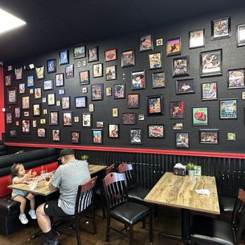 Tacos Los Barrios - Fun photos along one wall - Mexican Near Me - Henderson, Nevada Tacos Los Barrios - Fun photos along one wall - Mexican Near Me - Henderson, Nevada