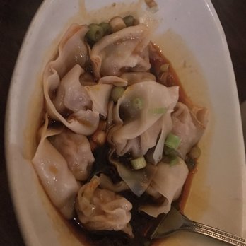 Han Dynasty - Wonton in chili oil - Szechuan Near Me - Philadelphia, Pennsylvania Han Dynasty - Wonton in chili oil - Szechuan Near Me - Philadelphia, Pennsylvania