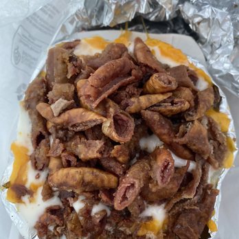 Taquería La Herradura - McAllen - Baked papa con tripas - Mexican Near Me - McAllen, Texas Taquería La Herradura - McAllen - Baked papa con tripas - Mexican Near Me - McAllen, Texas