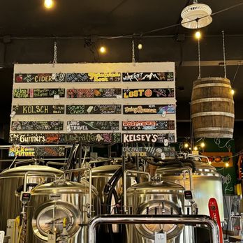 Sheepdog Brewing - Inside you'll find their menu of beers - Breweries Near Me - Canmore, Alberta