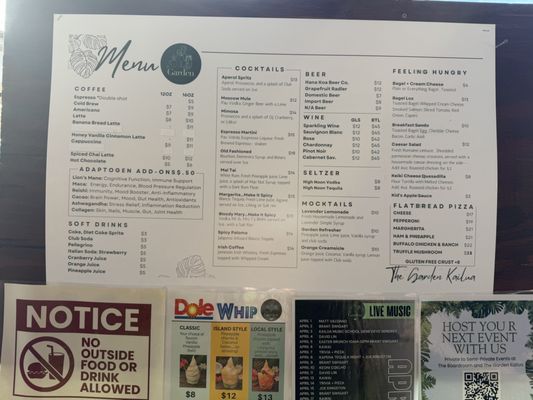 Menu photo 4 The Garden at Boardroom  Kailua, HI