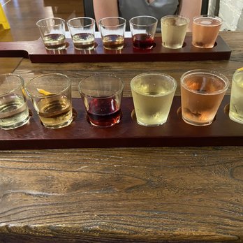 Tapped Apple Cidery & Winery - Wine and cider flight - Wineries Near Me - Westerly, Rhode Island Tapped Apple Cidery & Winery - Wine and cider flight - Wineries Near Me - Westerly, Rhode Island