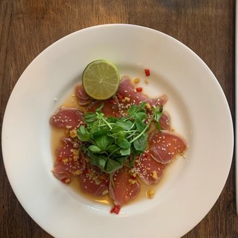 Fishworks - Tuna Carpaccio. Really good - Seafood Near Me - London, XGL