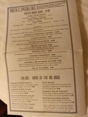 Menu photo 1 Colasante's Ristorante & Pub Morgantown, WV