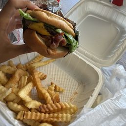 Bacon Burger & Fries Bacon Burger & Fries