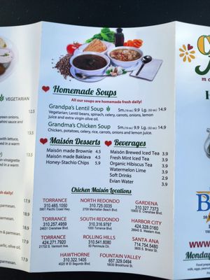 Menu photo 1 Chicken Maison Fountain Valley, CA
