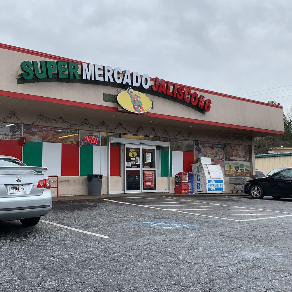 Super Mercado Jalisco - Outside view of the store from the parking lot. - Grocery Near Me - Roswell, Georgia Super Mercado Jalisco - Outside view of the store from the parking lot. - Grocery Near Me - Roswell, Georgia