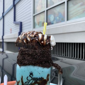 Sugar Kingdom - Brownie cheesecake crazy shake - Ice Cream & Frozen Yogurt Near Me - South Padre Island, Texas Sugar Kingdom - Brownie cheesecake crazy shake - Ice Cream & Frozen Yogurt Near Me - South Padre Island, Texas